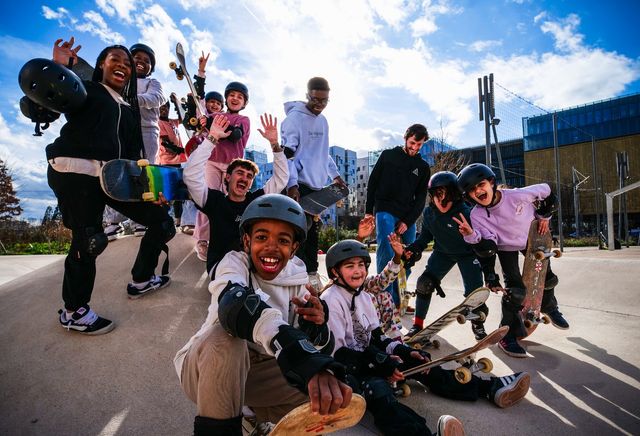 Cours de skateboard, session Enfant à Perrache