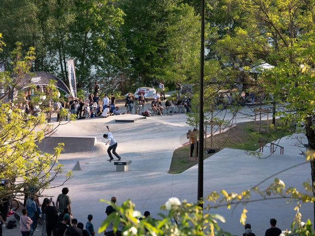 Inauguration Skatepark Caluire et Cuire